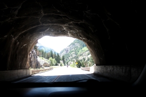 Tunnel on the Million Dollar Highway 